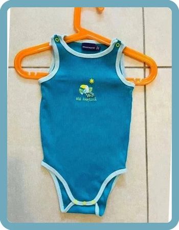 Magnifique bodie sans manches 12mois sergent major