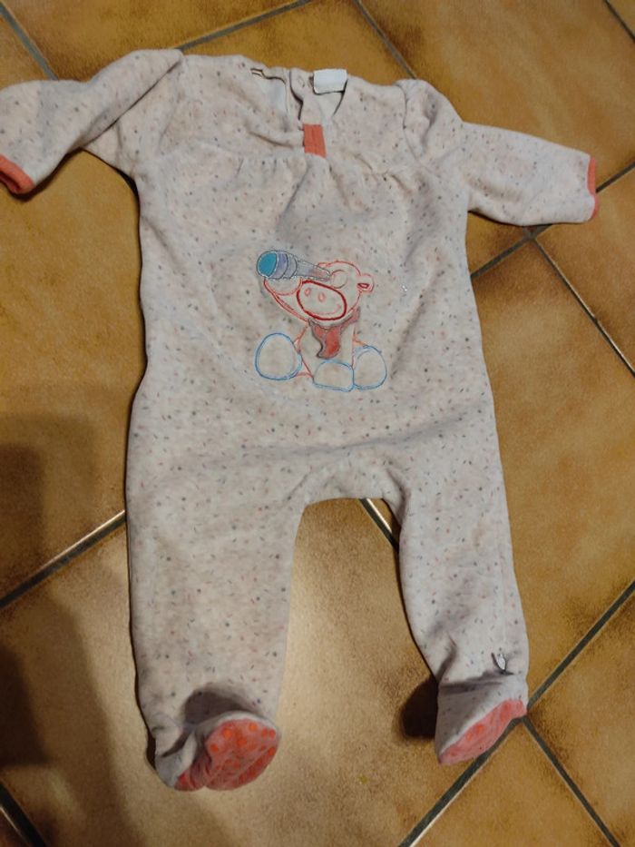 Pyjama velours 12 mois