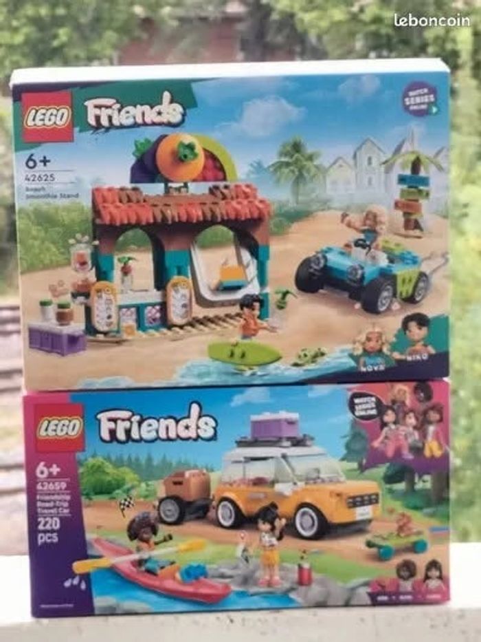 Lego Friends le voyage entre amies et le bar à smoothie