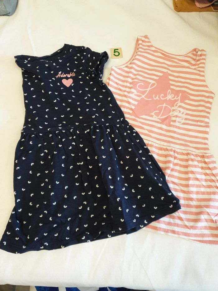 2 robes Vertbaudet été 4 ans