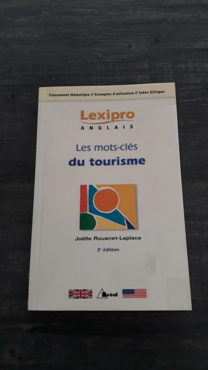 Lexipro Anglais "les mots clés du tourisme" - neuf