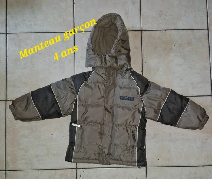 Manteau garçon 4 ans