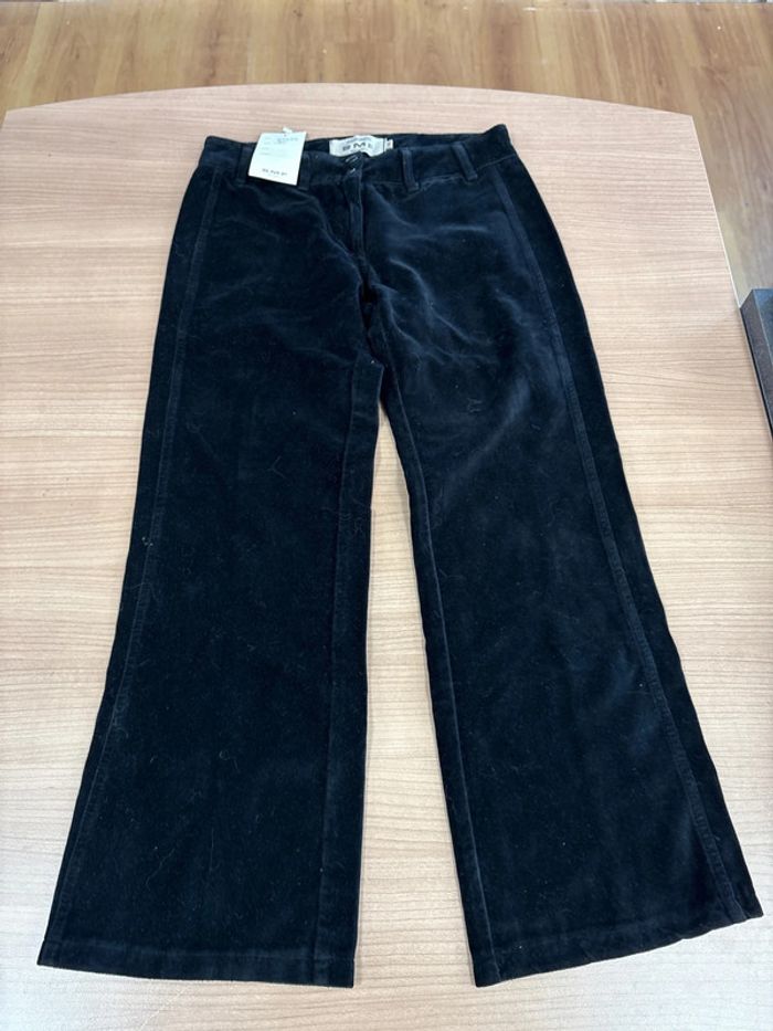 Pantacourt pour femme SMF velours taille 36