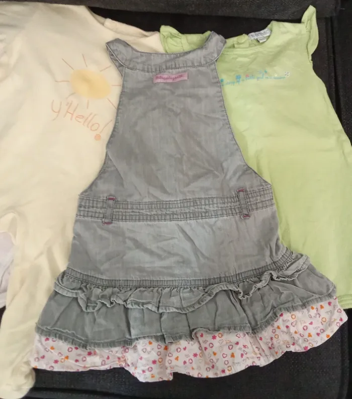 Lot vêtements fille 9/12 mois - photo numéro 3