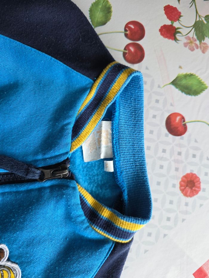 GILET GARÇON MINIONS MINIONS BLEU TURQUOISE /BLEU MARINE 3ANS MARQUE DESPICABLE ME MINIONS MADE - photo numéro 8