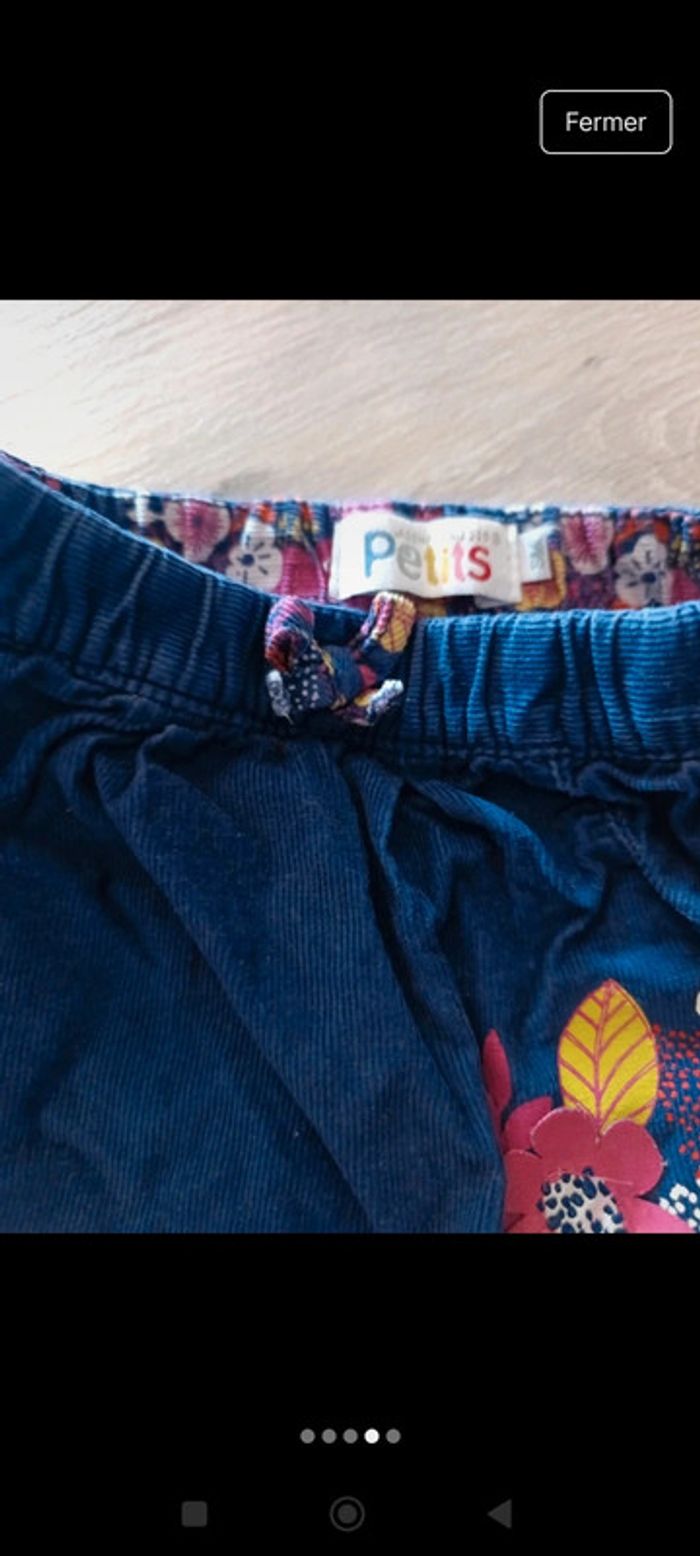 Pantalon velours la compagnie des petits 3 mois - photo numéro 4