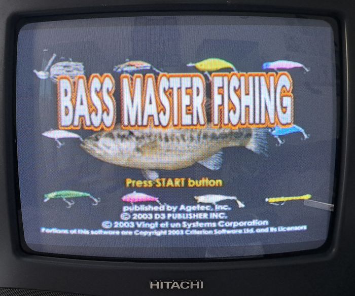 🎮 Bass Master Fishing + canne à pêche Bigben semi HS Sony PlayStation 2 PS2 - photo numéro 5