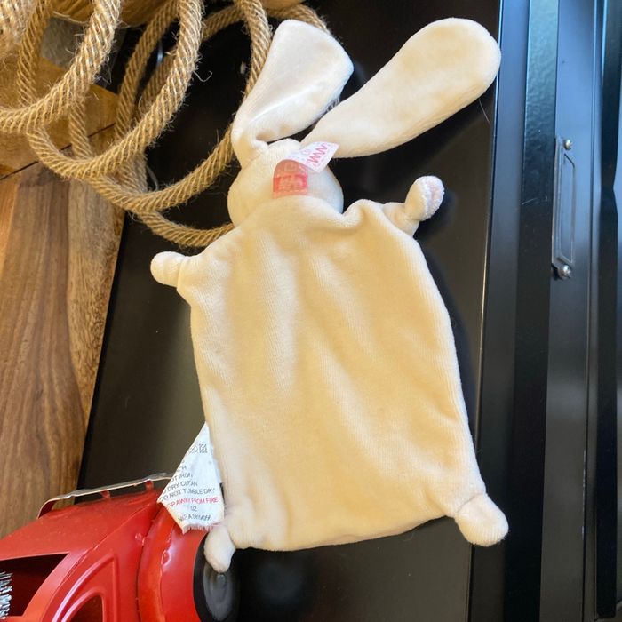 Doudou lapin rose pâle - photo numéro 3