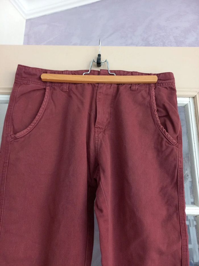 Jean Bordeaux slim homme - photo numéro 2