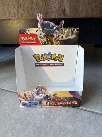 Display vide évolutions à paldea EV02 EV2, écarlate et violet (magicarpe) fr