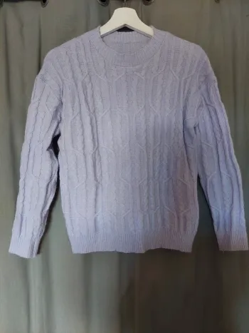 Pull violet pastel Shein col rond - taille M - parfait état