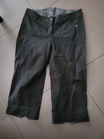 Pantacourt rayé cop copine taille 36