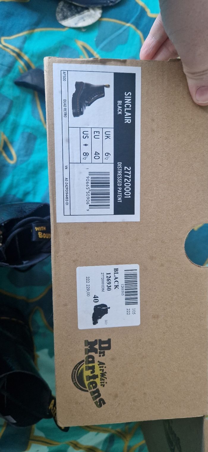 Dr Martens Boots platefome cuir vernis - photo numéro 7