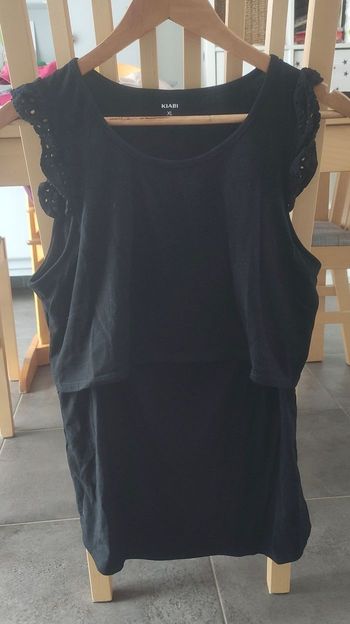 Tee shirt d'allaitement sans manches taille XL