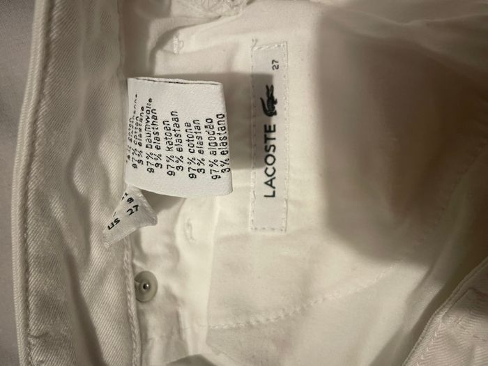 Jean droit Lacoste taille 27 - photo numéro 2