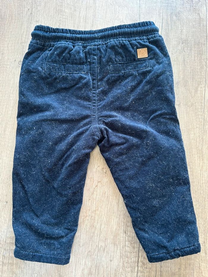 Lot 2 pantalon jean 9 mois - photo numéro 4