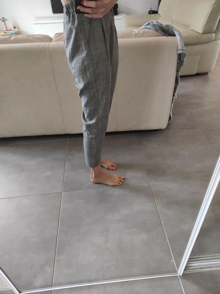 Pantalon court à carreaux taille 36 - photo numéro 5