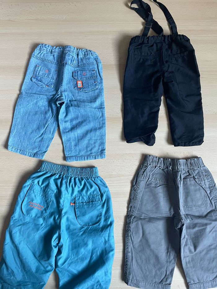 Lot de 4 pantalons taille 12 mois garçon - photo numéro 4