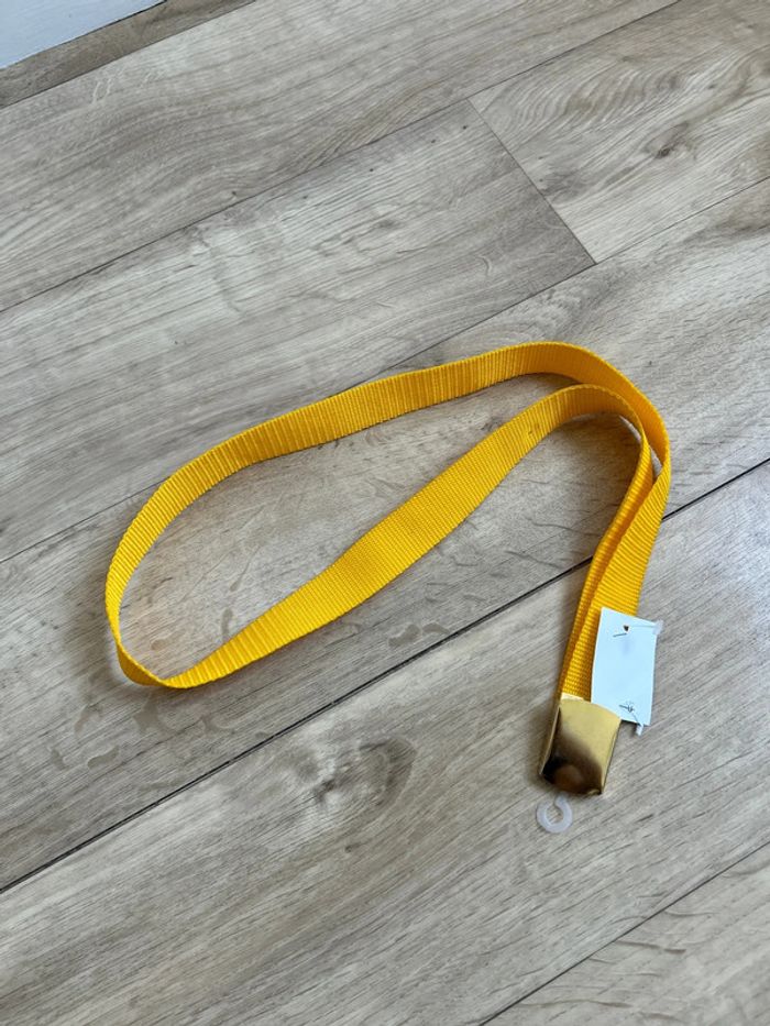 Ceinture textile, dorée enfants - photo numéro 1