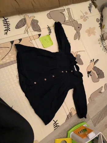 Robe velours noire