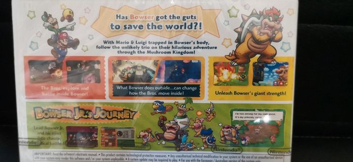 Jeu Nintendo 3ds Mario & Luigi browser's inside story + Bowser Jr's journey neuf très rare - photo numéro 4