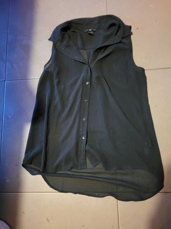 Chemise voile sans manche taille 40