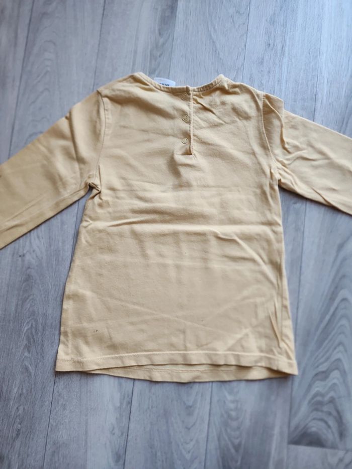 Tee shirt bichette jaune 36mois - photo numéro 6