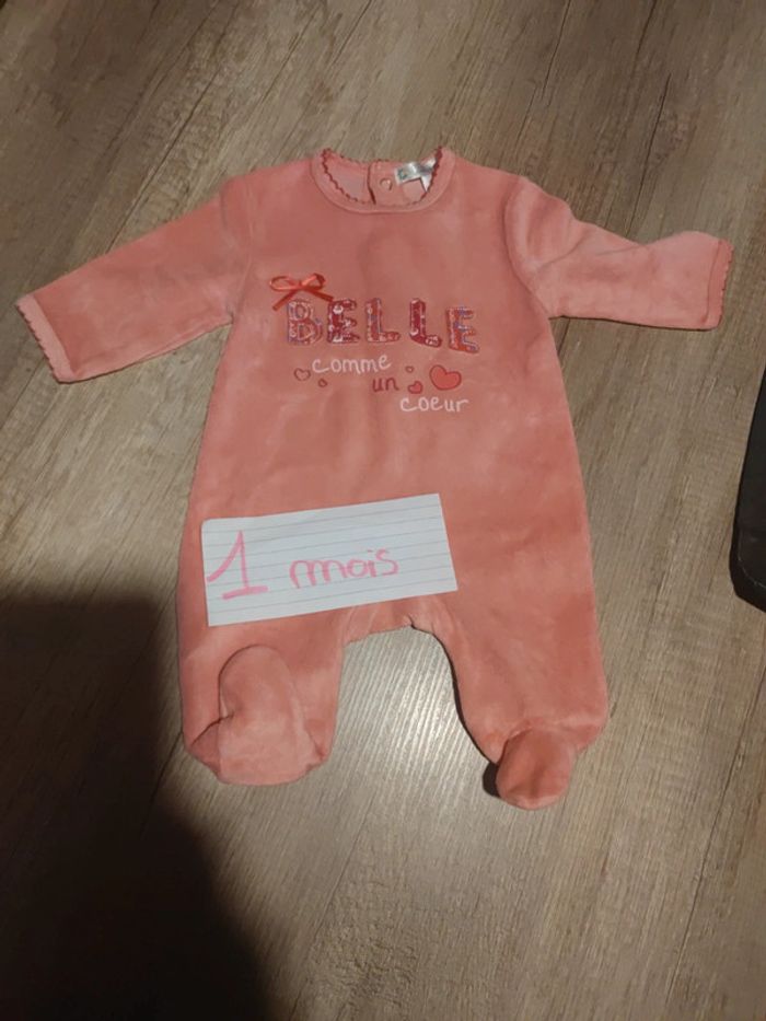 Pyjama/ grenouillère velours