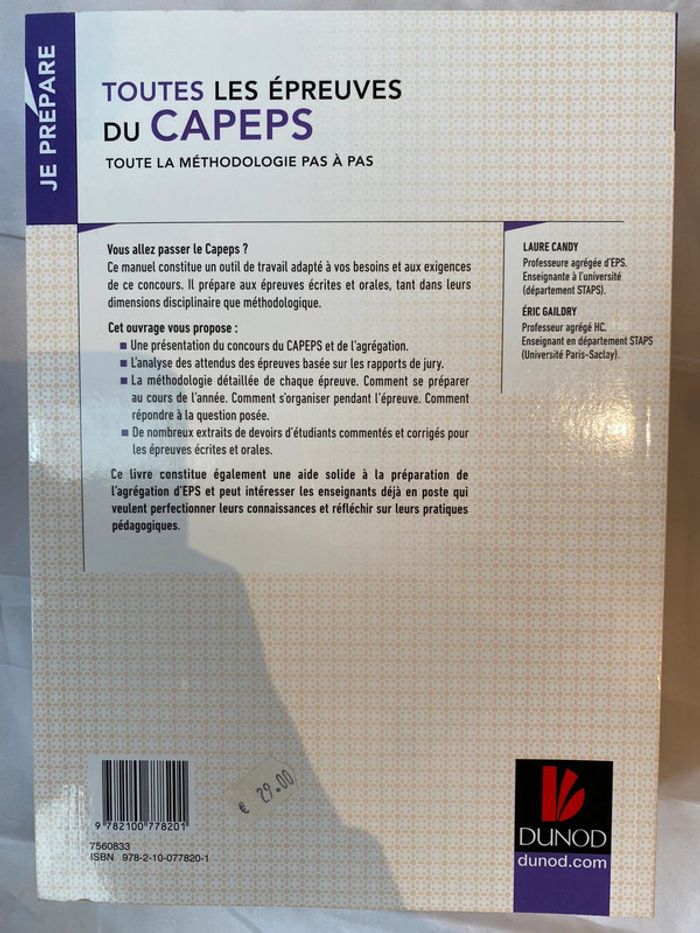 Toutes les épreuves du CAPEPS - photo numéro 2