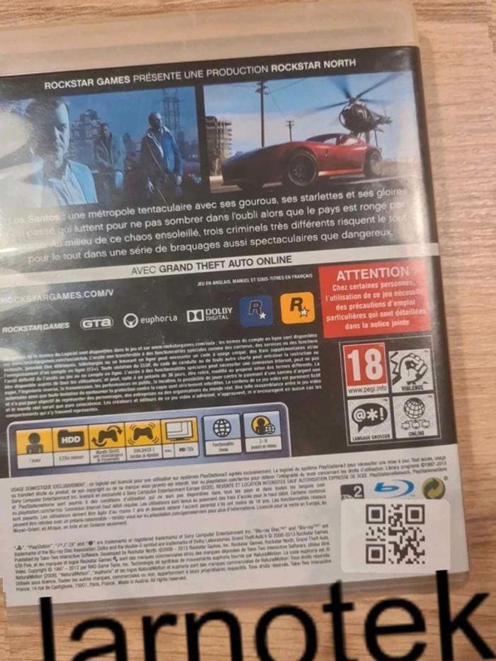 Gta 5 ps3 - photo numéro 2
