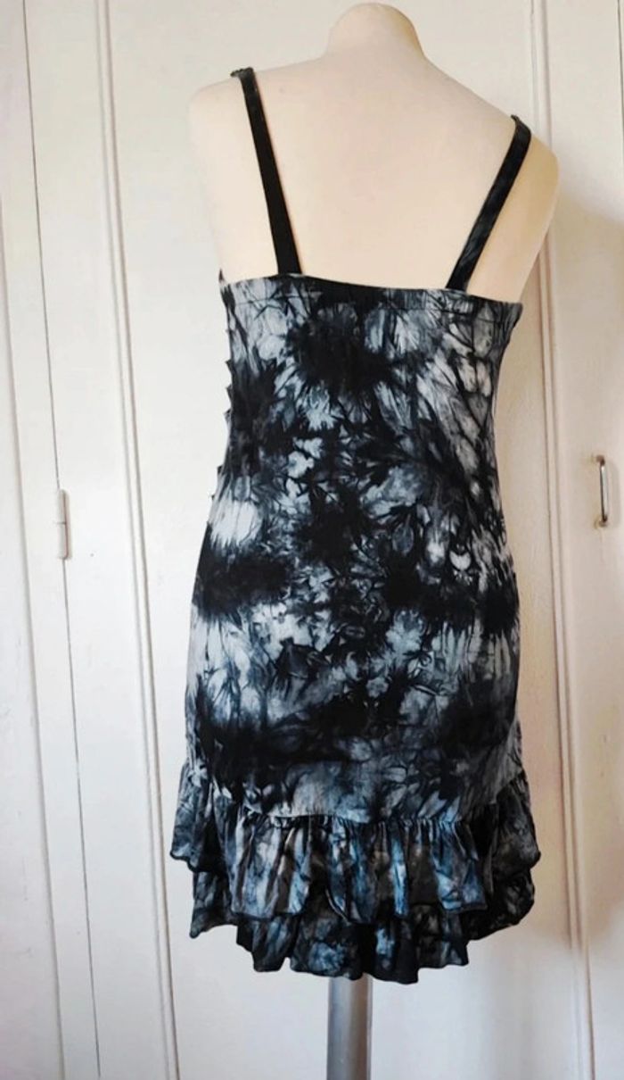 Dernier prix 💎 Robe femme rockabilly t s 36 noir argenté - photo numéro 4