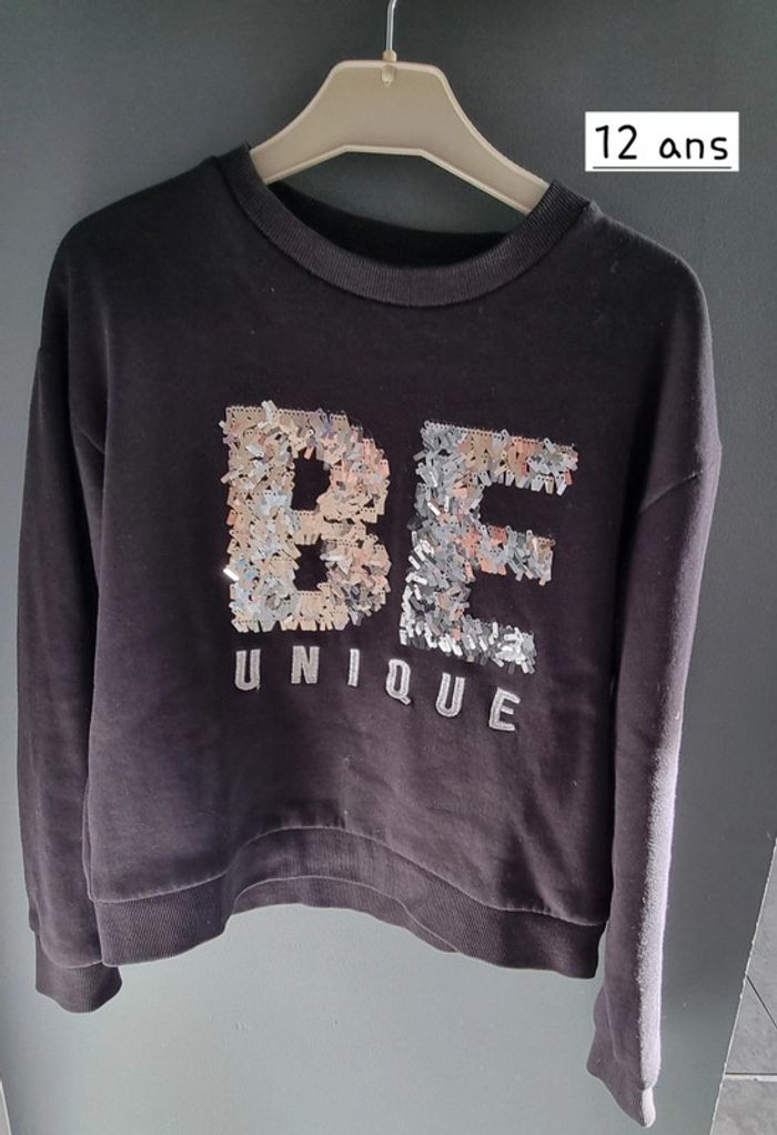 Lot 2 sweats fille 12 ans - photo numéro 3