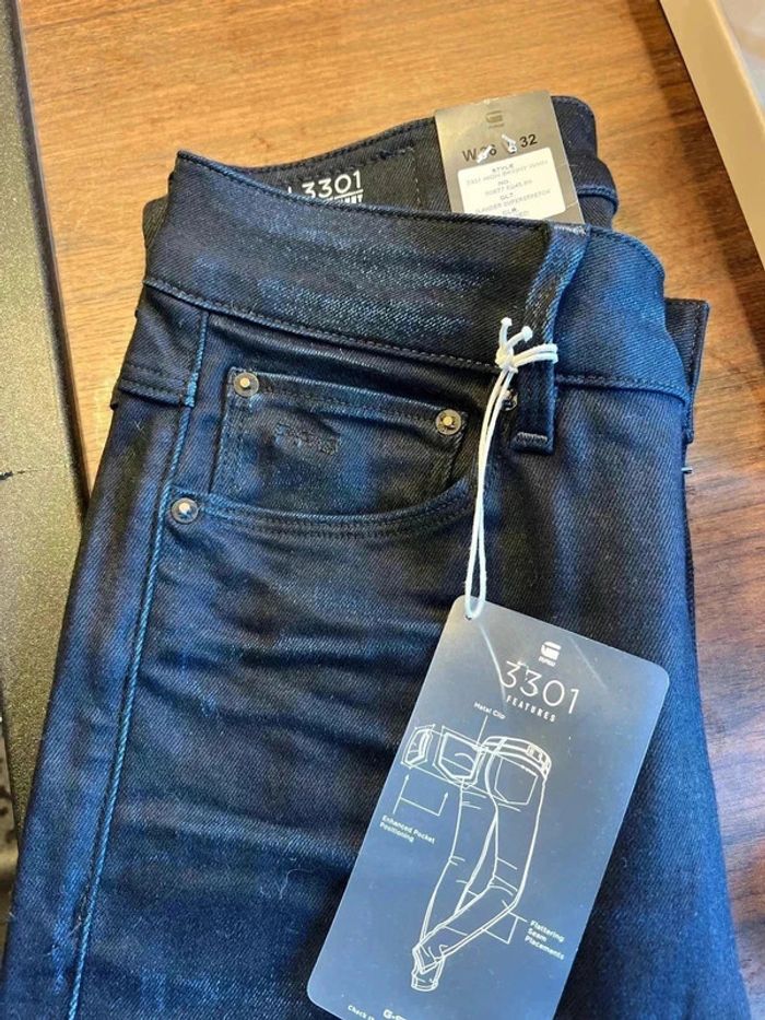 Pantalon / Jeans skinny G-star 3301 W26L32 - photo numéro 6
