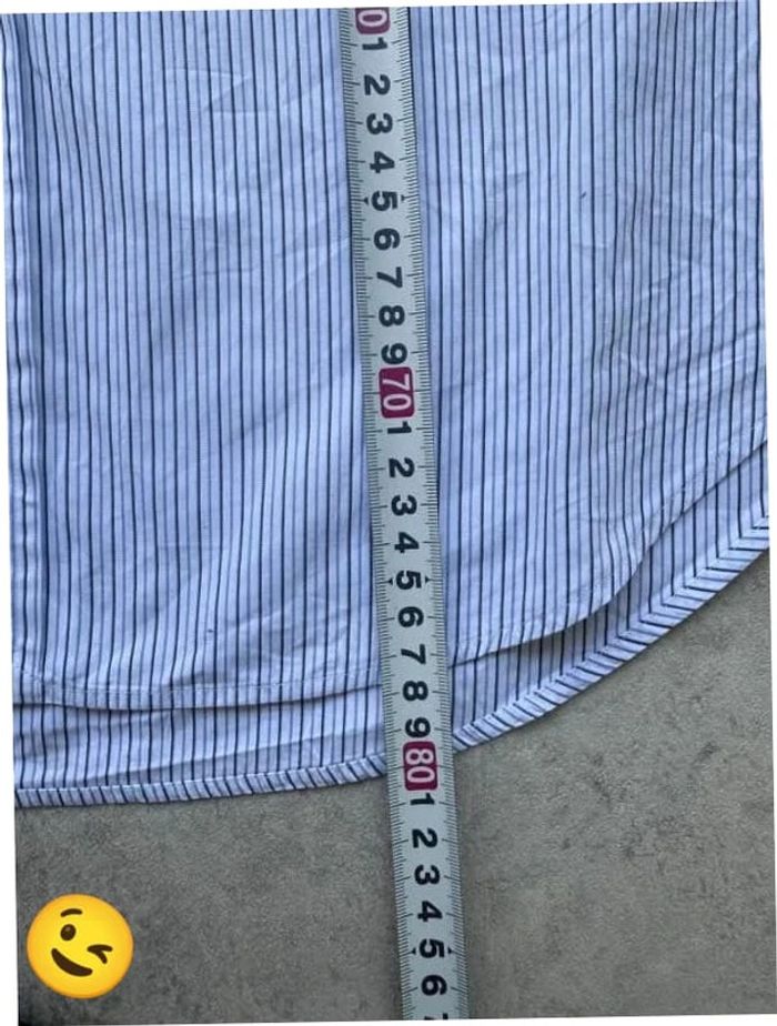 Chemise Ralph Lauren manche longue Taille L bleu Homme Men CHE76 - photo numéro 5