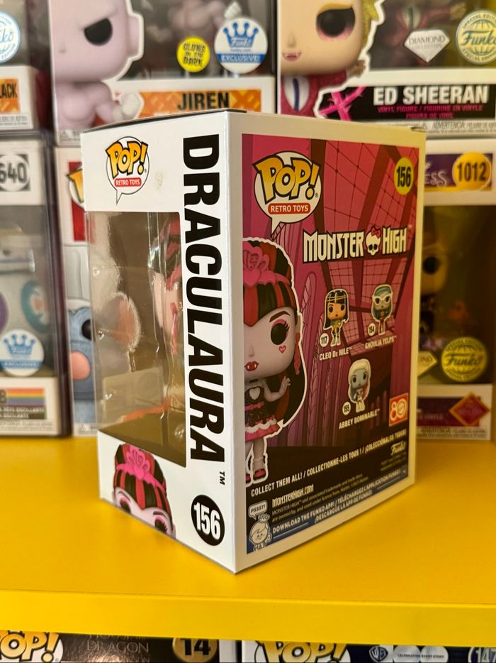 Funko Pop! Retro Toys 156 - Monster High - Draculaura Mattel 80 - Funko Special Edition Original - photo numéro 3
