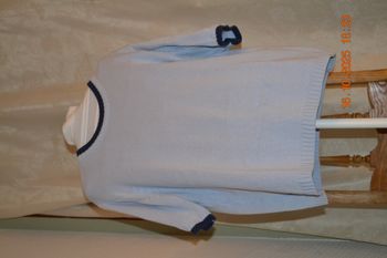 T-shirt bleu, taille M-L