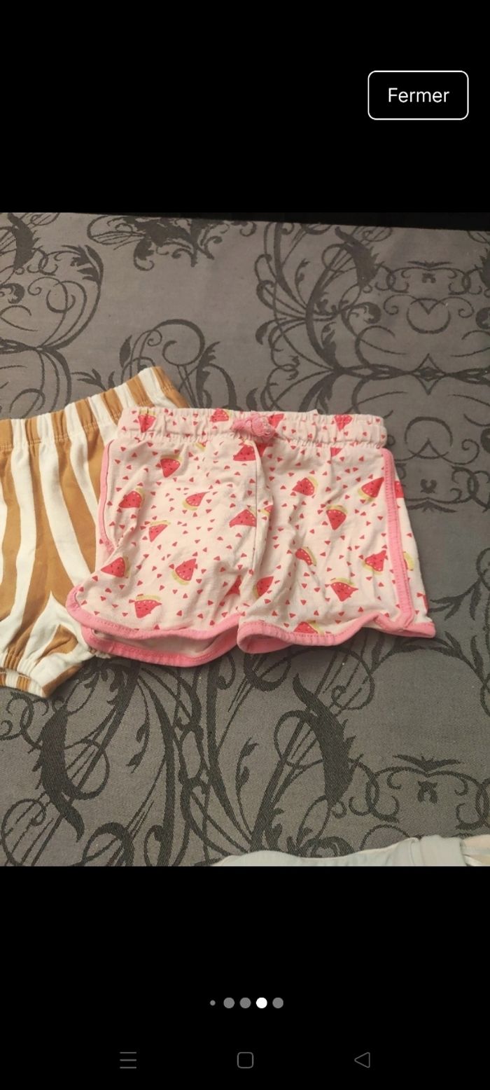 Lot shorts bébé filles - photo numéro 10