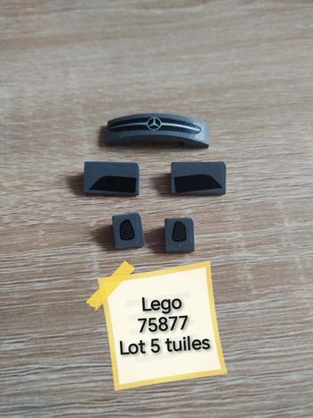Lego 75877 lot 5 tuiles