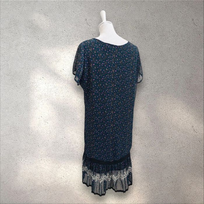 Robe d'été fluide à fleurs manches courtes 44 - photo numéro 4