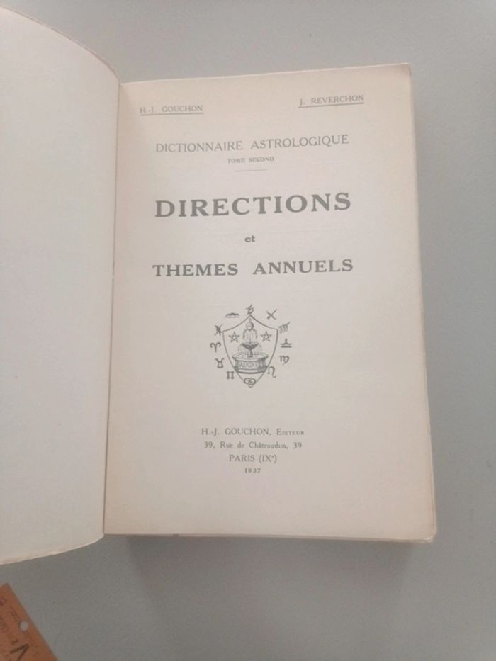 Dictionnaire astrologique tome 2 - photo numéro 4
