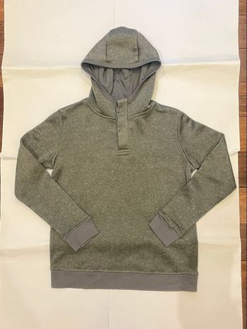 Sweat à capuche gris chaud ski kiabi 14 ans Xs