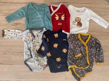 Lot de 14 bodies coton