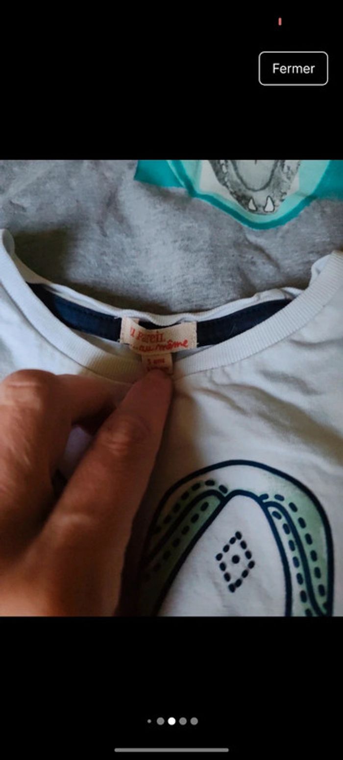 Lot de 3 tee shirt - photo numéro 5