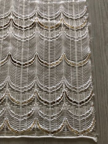 Rideau vintage grande largeur NEUF