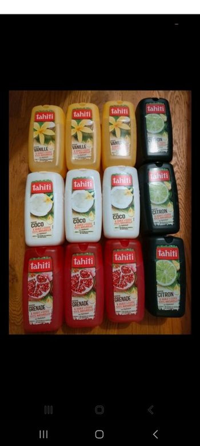 Gels douche tahiti