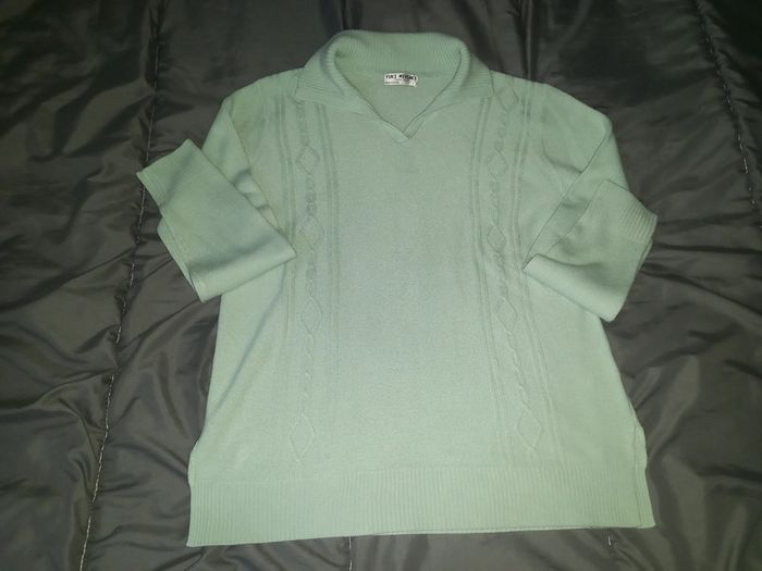 Pull vert menthe