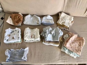 Lot vêtements bébé 0-1 mois