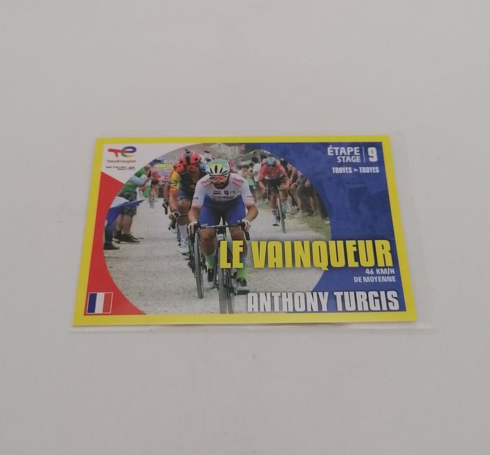Panini sticker Tour de France 2024 n° T9 Anthony Turgis. - photo numéro 2