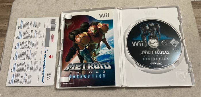 Metroid Prime 3 Corruption Jeu Nintendo Wii Complet FR TBE - photo numéro 3