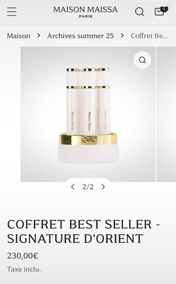 Parfum de valeur Maison Maïssa  coffret best-seller  Signature d’Orient  ORIGINAL - photo numéro 4